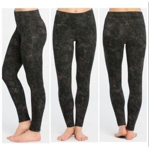 SPANX Jean-Ish Ankle Legging Dark Acid Wash XL Tall